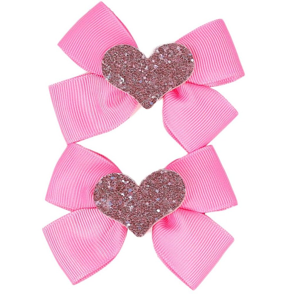 Valentine's Day Baby Headband Set Floral Bow Heart-Shaped Rose Accessory